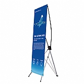 Economy X Banner Stand Large 31.5" x 71"