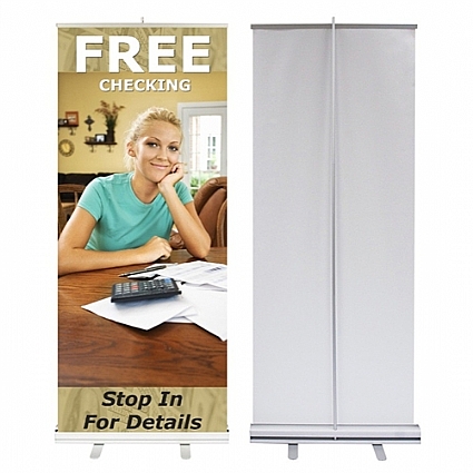 Economy Retractable Banner Stand 33